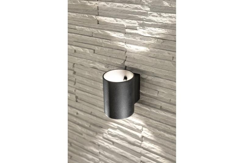 Decor Wandbefestigung CAMPIONE Aluminium G9 IP20 max. 40W IP20 rund schwarz 1208963851