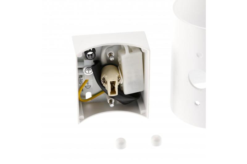 Decor Wandbefestigung CAMPIONE Aluminium G9 IP20 max. 40W IP20 rund weiß 1208963852