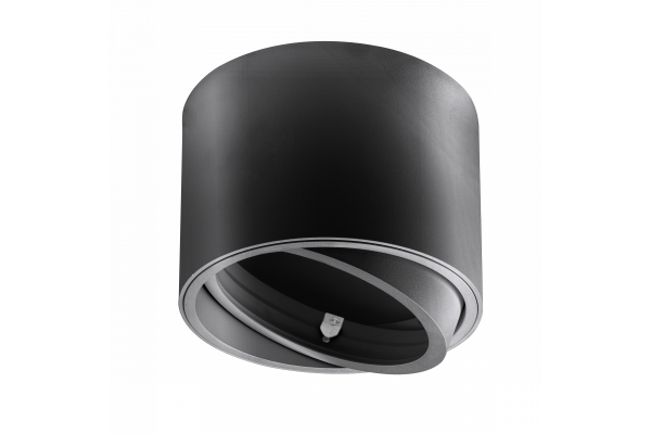 Decor ISUMI Deckenlampe mit verstellbarem Winkel, Aluminium 130x100 IP20 ES111 GU10 rund schwarz. 1208963894