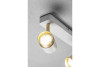 Ceiling luminaire ORIO, aluminium, 24.0x5.5x14.0, IP20, 2*GU10, max. 50W, round, white