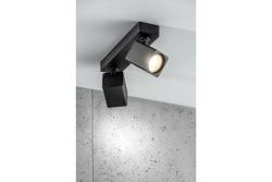 Decor Deckenleuchte RENO Aluminium IP20 max. 20W*2 Doppelquadrat Schwarz 1208963980