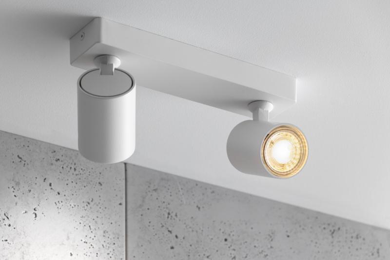 Decor Deckenleuchte SANTO Aluminium IP20 max. 20W*2 doppelt rund weiß 1208963998