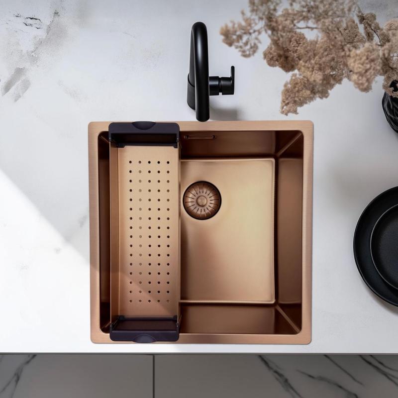 Pure.Sink Prestige Einsatzbecken Spülbecken Kupfer PPGCL40-62