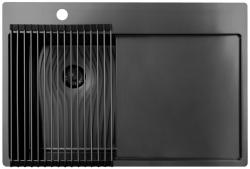 Pure.Sink Prestige Rollmatte Spülbecken Gun Metal PPGRM40-61