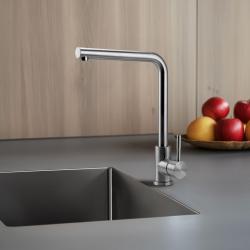 Pure.Sink Elite Steel Spark Küchenarmatur Edelstahl PS8040-02
