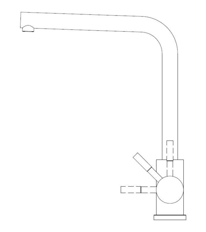 Pure.Sink Elite Steel Spark Küchenarmatur PVD Gun Metal PS8040-61