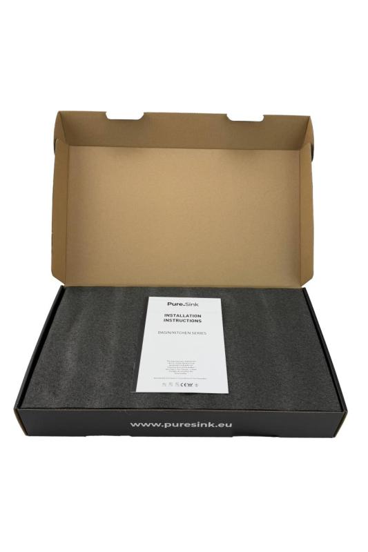 Pure.Sink Elite Steel Spark-S Küchenarmatur PVD Gun Metal mit ausziehbarem Auslauf PS8041-61