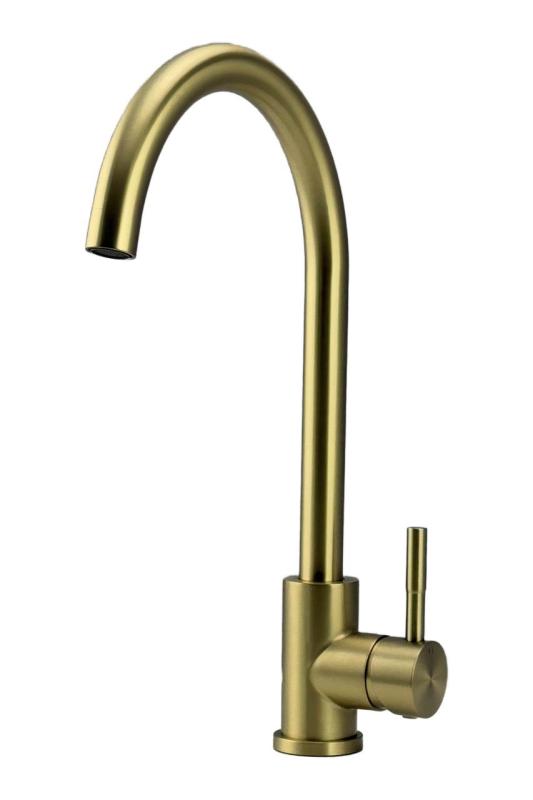 Pure.Sink Elite Steel Stream Küchenarmatur PVD gebürstetes Gold PS8044-60