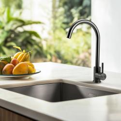 Pure.Sink Elite Steel Stream Küchenarmatur PVD Gun Metal PS8044-61