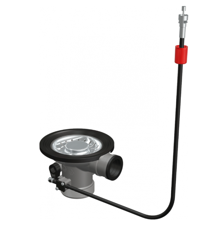 Franke Abfluss mit automatischer Entleerung für ein Spülbecken mit integriertem Stopfen 112.0301.673