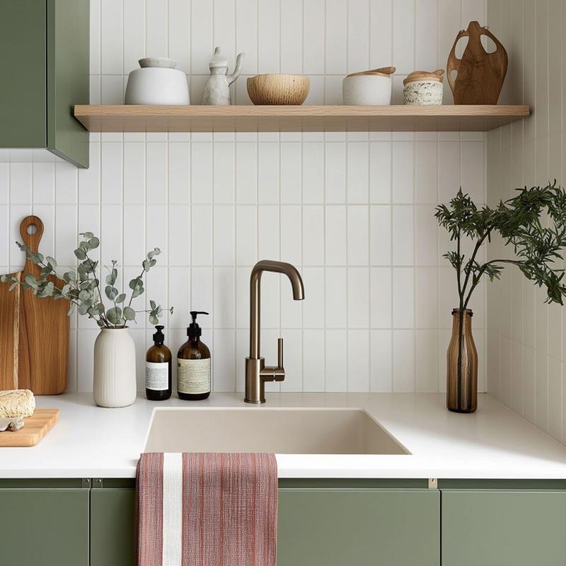 GraniteMy Universal Beige Sand Granit Spülbecken 40x40 cm Aufsatz, Unterbau und Flachbau mit Gun Metal Ablauf - 1208967919