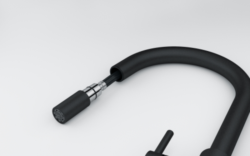 Franke Lina Küchenarmatur Onyx mit Ausziehbarer Handbrause 115.0626.055