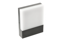 SARO LED-Leuchte 9W, 900lm, IP54, AC220-240V, 50/60Hz,4000K, schwarz