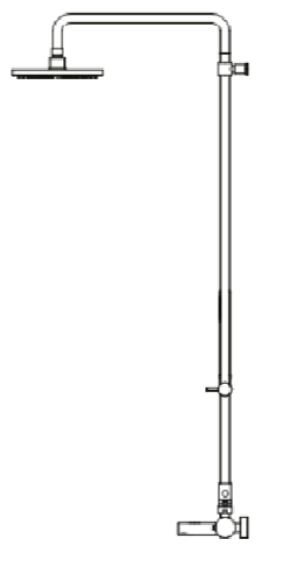 Waterevolution Flow thermostatische drieweg-douchemengkraan met hoofddouche en ronde handdouche chroom T131TNR01
