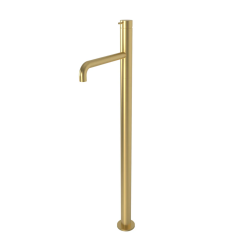 Waterevolution Flow freistehende Badarmatur Light Gold T134WGE