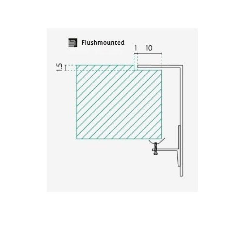 Banka IB3440 Edelstahl Spüle 34 x 40 cm Aufbau und Flacheinbau 1208970047