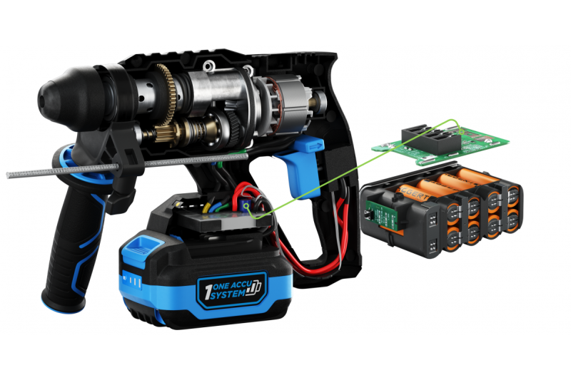 BRUSHLESS HAMMER DRILL WITH CHISELING FUNCTION 18V