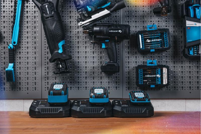 HÖGERT wiederaufladbarer Akku 6,0 Ah 18 V