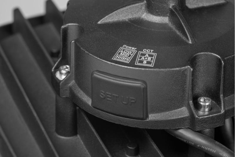 ATLANTA Highbay Armatur, LED, 150W-120W-90W, 150lm/W, CCT, AC100-240V, IP65