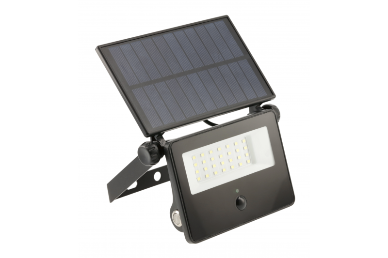 Flutlicht LUMOS II, LED, 2000lm, 6400K, 2600mAh austauschbar, IP65, schwarz