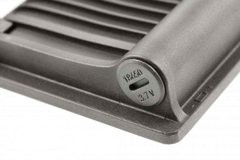 Flutlicht LUMOS II, LED, 2000lm, 6400K, 2600mAh austauschbar, IP65, schwarz