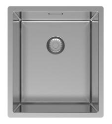 Pure.Sink Exklusiv Edelstahlspüle 34x40 cm 10mm Radius Unterbau, Flächenbündiger Einbau und Aufbau PEX3440-02
