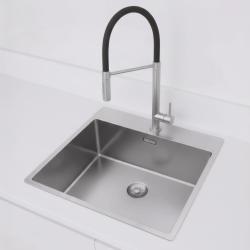 Pure.Sink Exclusivo Edelstahl-Spülbecken 54x52cm Tapwing mit Armaturlochbank 10mm Radius PEX5040T-02