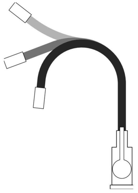 Quadri Bristol Küchenmischbatterie Gold mit flexiblem weißem Auslauf 1208971408