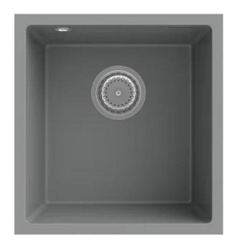 Graniteland Miniva Granit Spülbecken Grau Unterbau 385x410 cm 1208971453