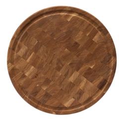 Woodsea Woodstone Eiche rund - Eichenholz runde Schneidebrett Ø42cm 1208971525