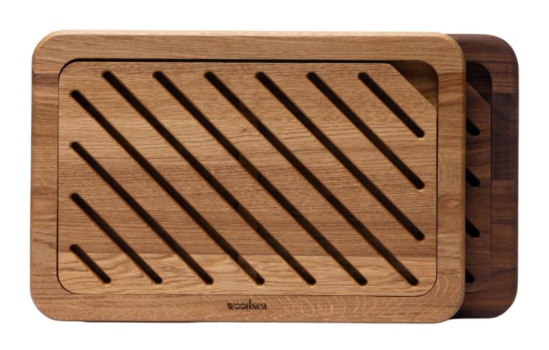 Woodsea Bread Oak - Oak Bread Board Oak 45x30cm 1208971538