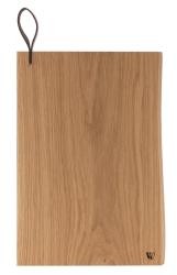 Woodsea Chop-Chop Oak M - Eichenholz Schneidebrett 35x24cm mit Ledergriff 1208971540