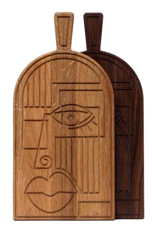 Woodsea Mask Oak - Oak Mask cutting and serving board 38x19 cm 1208971562
