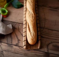 Woodsea Boardette - Eschenholz Französisches Baguette Schneide- und Servierbrett 640x100 mm 1208971570