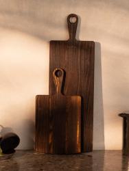 Woodsea Pine Burned L - Kieferholz Schneidebrett 20x82 cm 1208971577