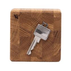 Woodsea End Grain Oak - Eichenholz Schlüsselhalter 9x9 cm 1208971600