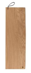Woodsea Serving S - Eichenholz Servierbrett 55x17 cm mit Ledergriff 1208971615