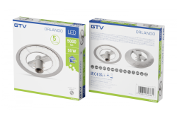 LED Gartenparkleuchte ORLANDO, 50 W, 5000 lm, 4000K, AC180-250V, IP65