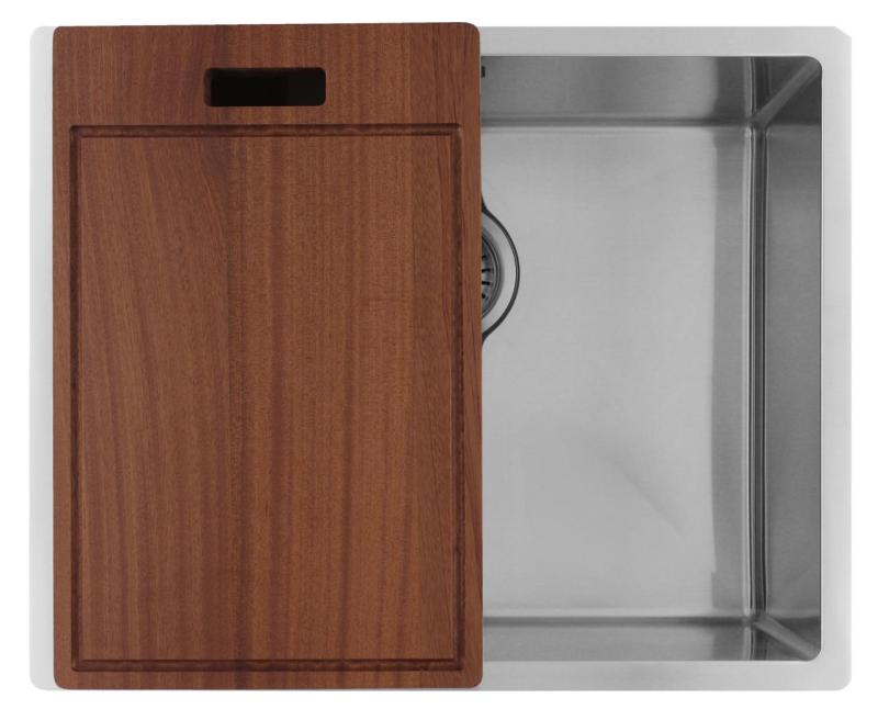 Pure.Sink Luxion Edelstahlspüle 50 x 40 cm Unterbau, flächenbündiger Einbau und Aufsatz  PLX5040-02