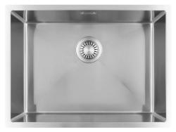Pure.Sink Luxion Edelstahlspüle 55 x 40 cm Unterbau, flächenbündiger Einbau und Aufsatz PLX5540-02