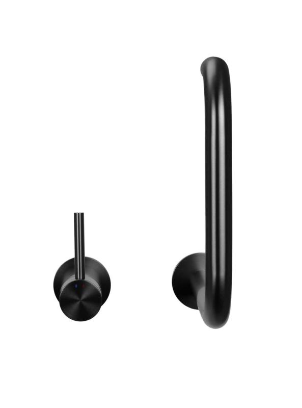 Pure.Sink Luxion 2-Loch-Küchenarmatur aus Gun Metal mit U-Auslauf PLX2HU-61