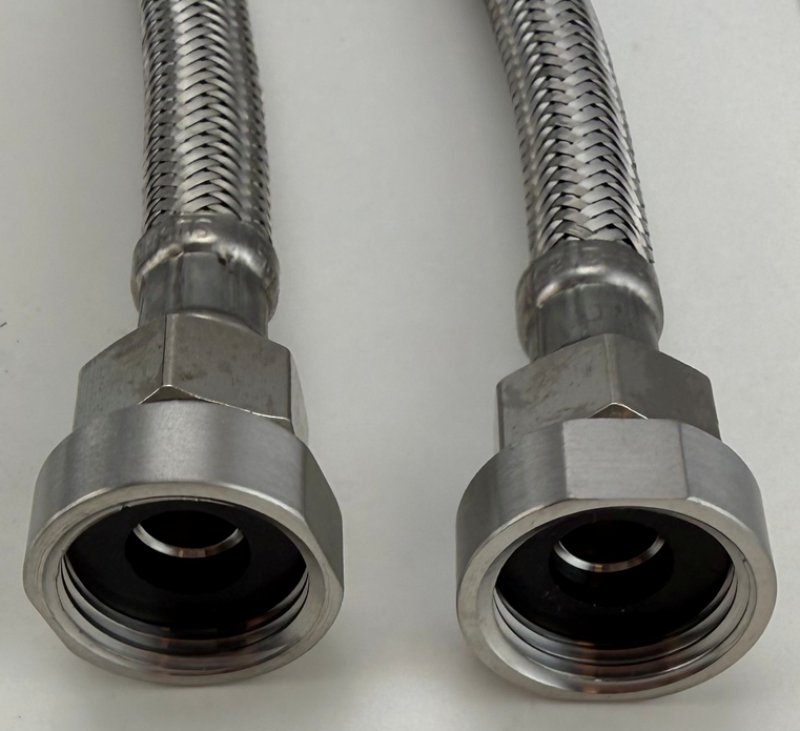 Pure.Sink Reduziernippel aus Edelstahl von 3/8 Außenmaß (männlich) auf 1/2 Innenmaß (weiblich) 2er-Set PS3812-00