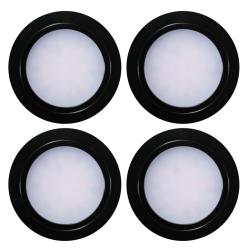 Indux Luma Kleine Einbauküche Multi Tone LED Set 4 Spots Schwarz 1208972384