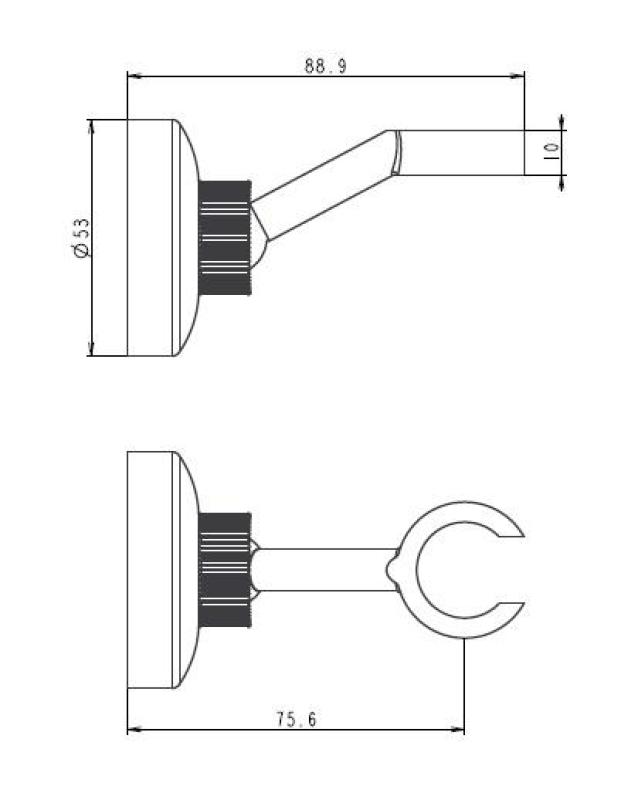Aquanello Heritage Collection Klassischer Handbrausehalter Bronze BN-9003-HC