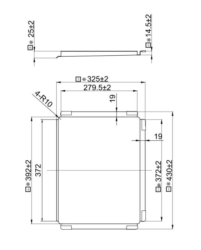 Pure.Sink Exclusivo Mobile Abtropfschale aus Kupfer, Abtropfplatte 440 x 335 mm für Spülbecken PEXTRAY-62