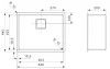 Reginox Texas R10 buitenradius 50 x 40 middel RVS spoelbak B09T3LLU06GDS.10